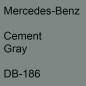 Preview: Mercedes-Benz, Cement Gray, DB-186.